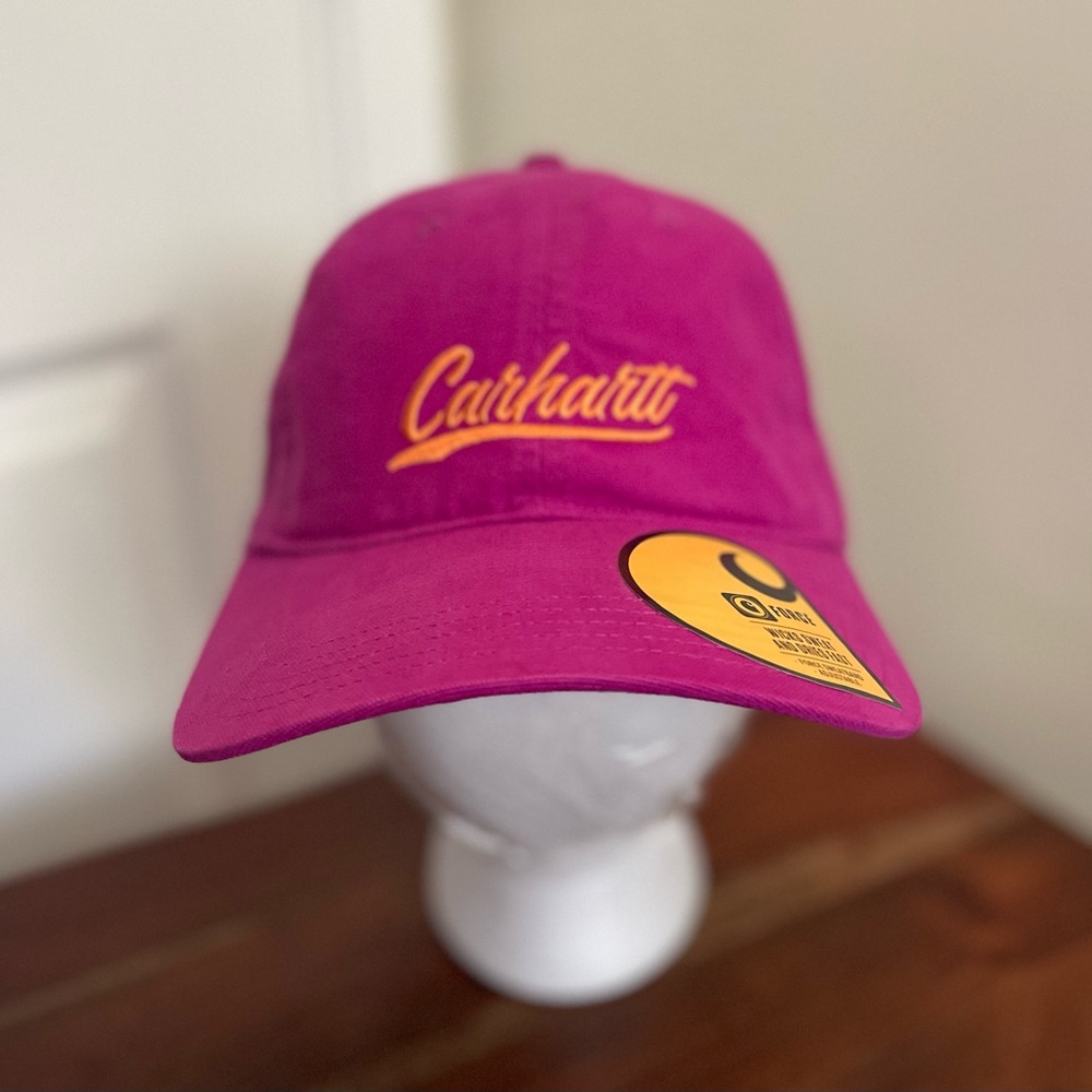 Women’s Carhartt Magenta Cap with Orange Logo